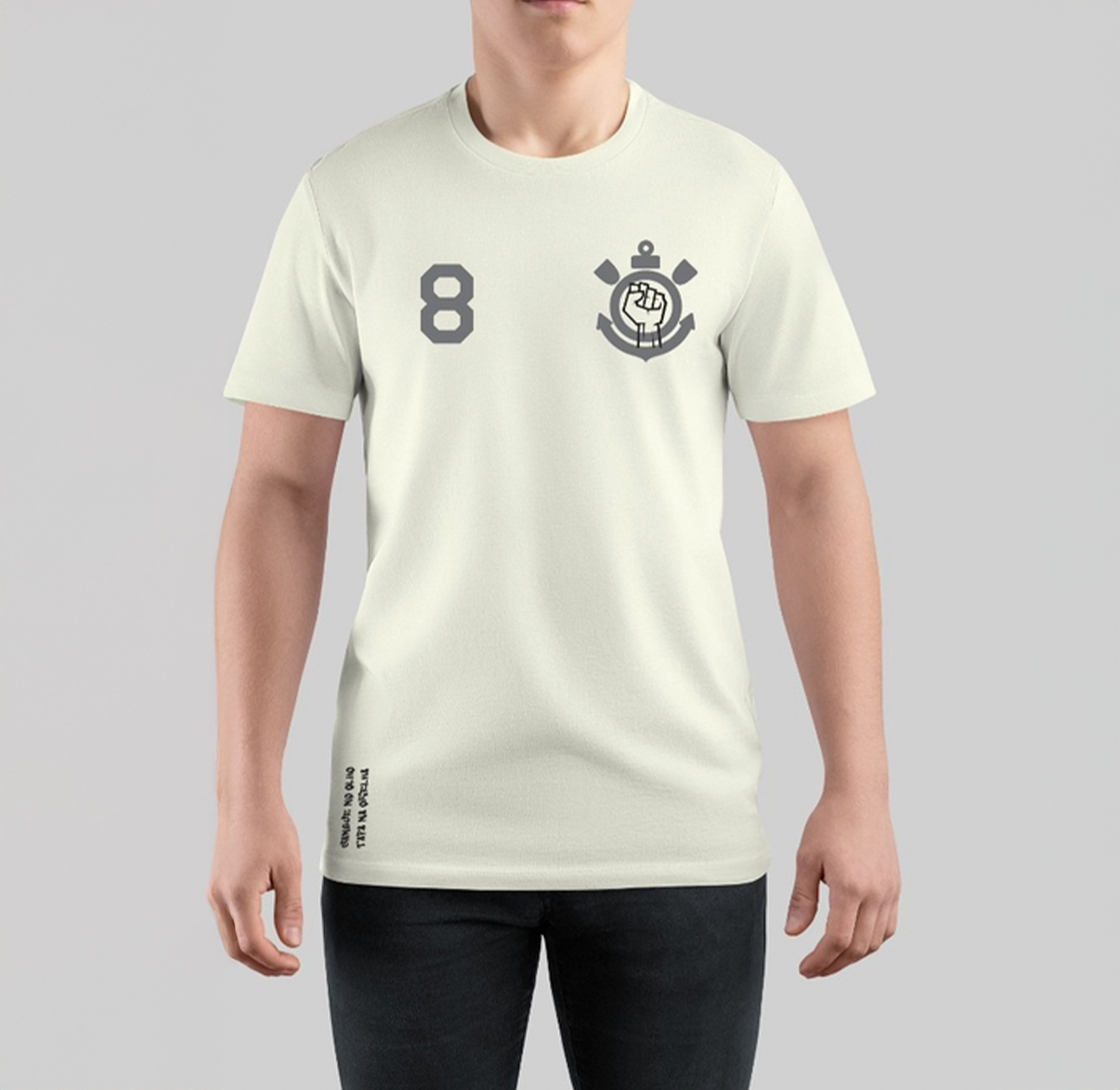 Camiseta Time do Povo Graffiti (Frente e Verso) - White | Use VAI®