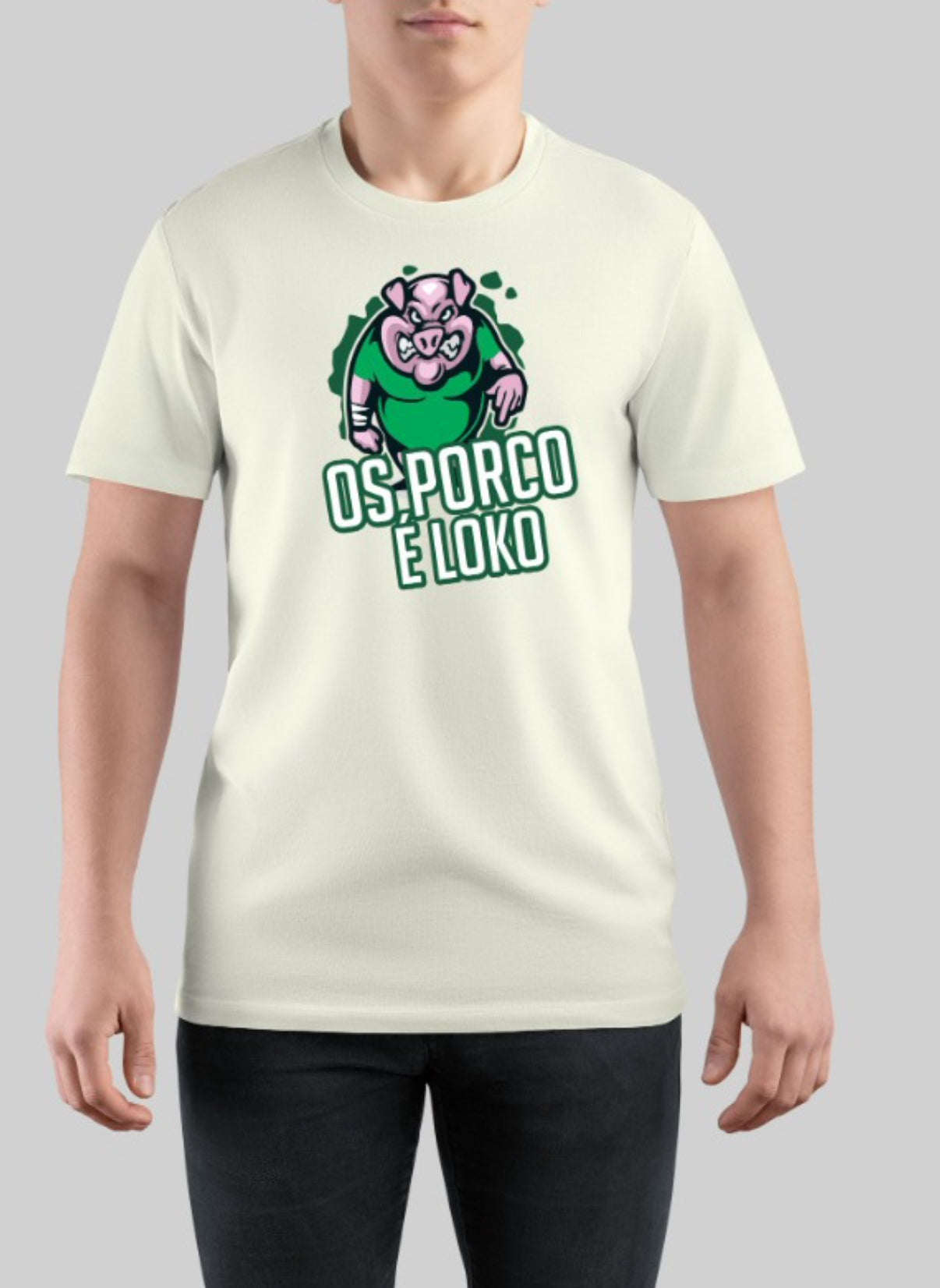 Camiseta Os Porco É Loko - Off-White | Use VAI®