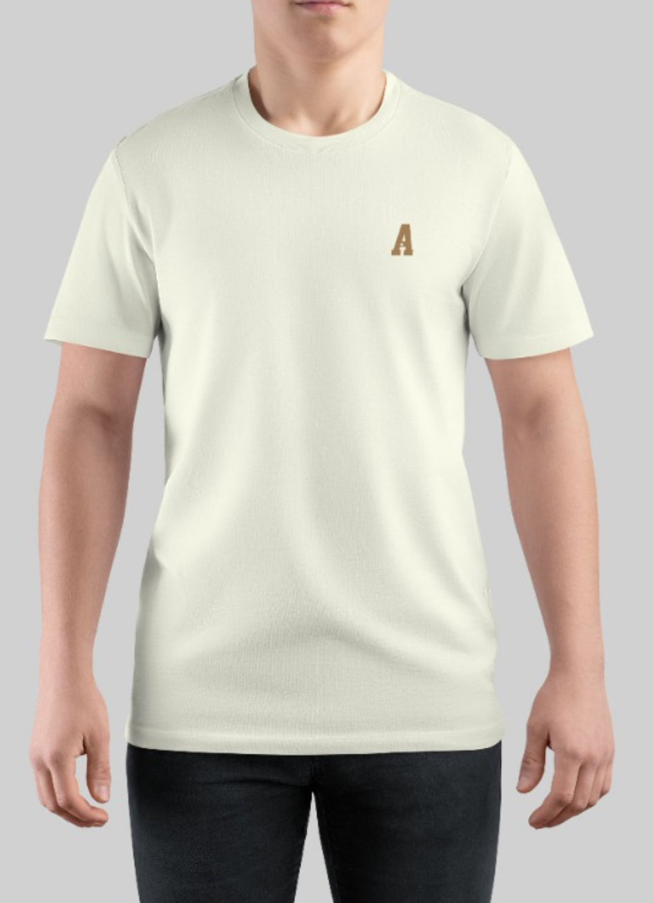 Camiseta Essential "A" Gold - White Edition | Use VAI®