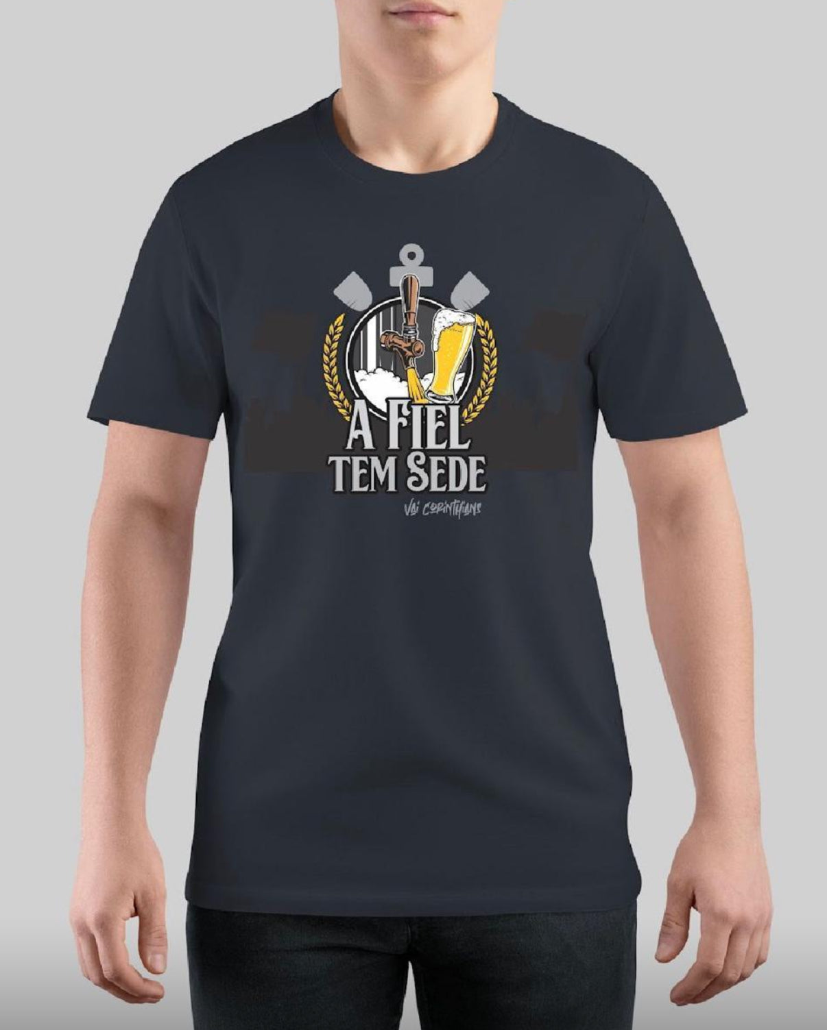 Camiseta A Fiel Tem Sede - Black Edition | Use VAI®
